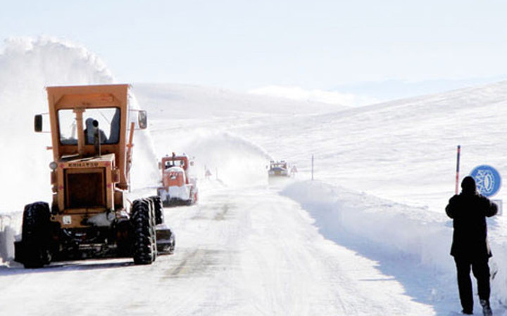 Anadolu'dan kar manzaraları