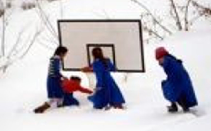 3 metrelik pota kara gömülünce.. 