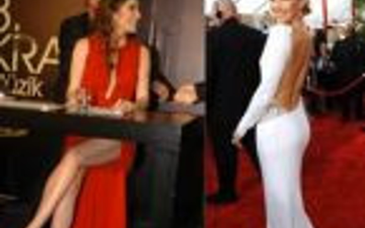 Dekolteleriyle tarihe geçen ünlüler