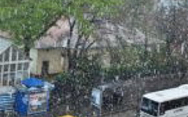 Erzurum'da lapa lapa kar yağdı