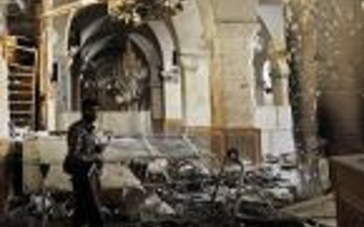 Tarihi Emevi camisi tanınmaz halde