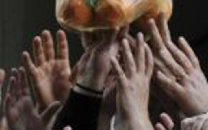 Bedava sebze - meyve izdihamı!