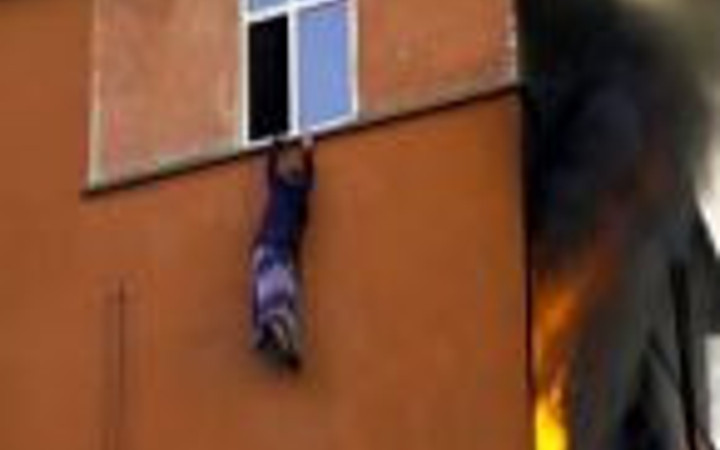 Yangında can pazarı yaşandı