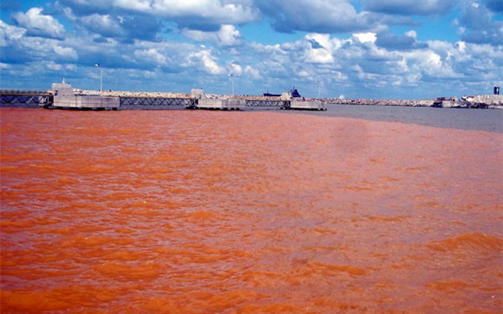 Karadeniz kan kırmızısı renge döndü