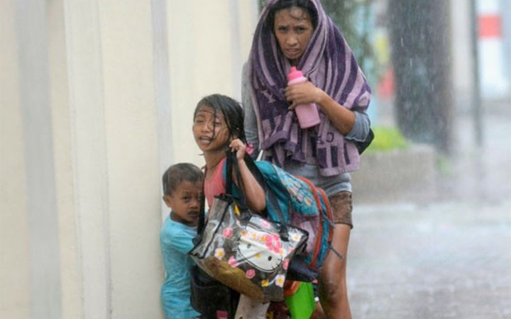 Filipinlerde kıyamet manzaraları