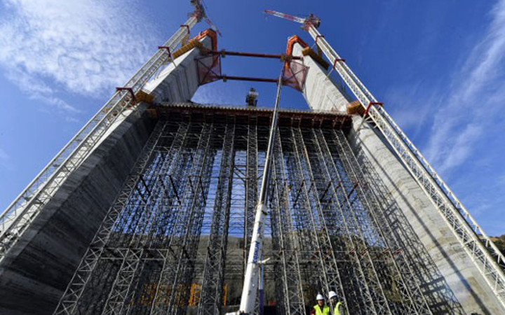 Yavuz Sultan Selim Köprüsü’nun yüzde 50′si tamamlandı