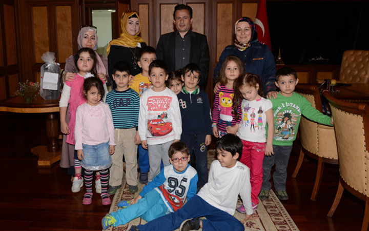 BAŞKAN YAZICI'YA TEBRİK ZİYARETLERİ