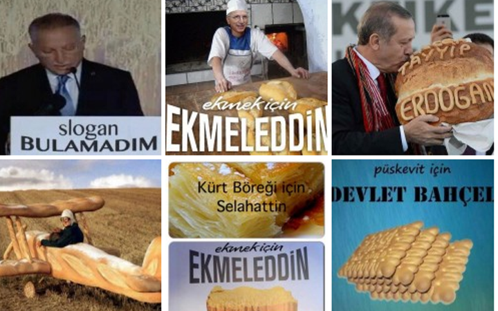 'Ekmek için Ekmeleddin' dedi bu capsler olay oldu!