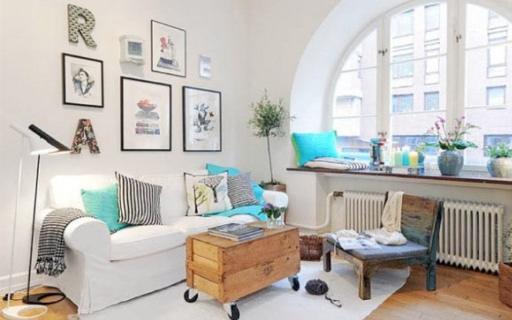 Küçük evler için mucize fikirler