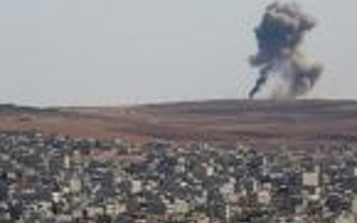 Kobani'den dumanlar yükseliyor