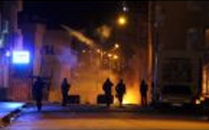 Nusaybin'de meşaleli gergin gece