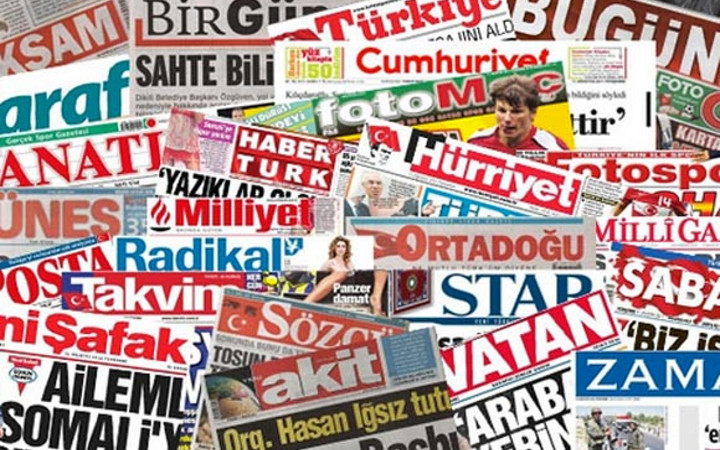 14 Aralık Operasyon'una yazılı basının bugün ki manşetleri