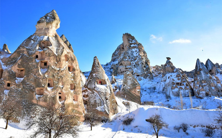 Kapadokya kışın bir başka güzel!