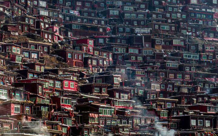 Tuvaletin dahi olmadığı Budist tapınağı