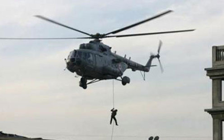 Savaşı aratmayan tatbikat görüntüleri