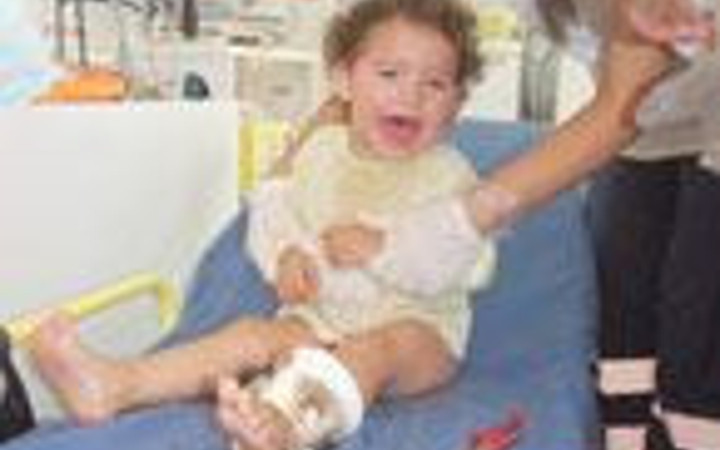 Ayağını tuvalate kaptırdı