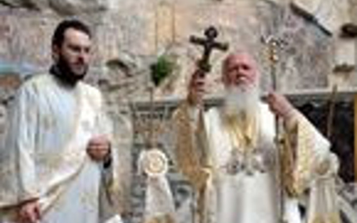 Sümela Manastırı'nda ayin