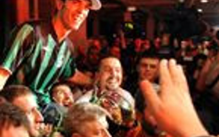 Şampiyona krallar gibi karşılama