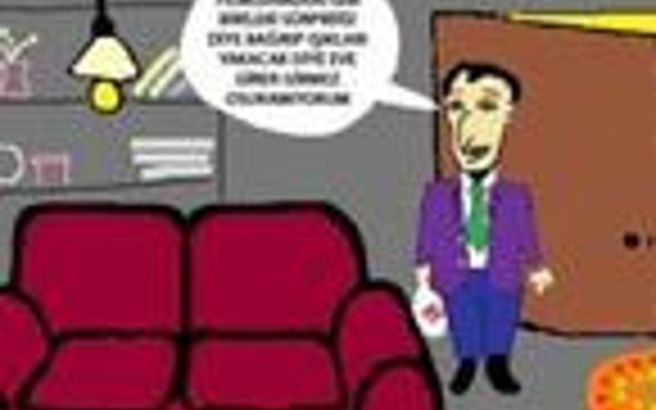 Neşelenmeye birebir karikatürler 