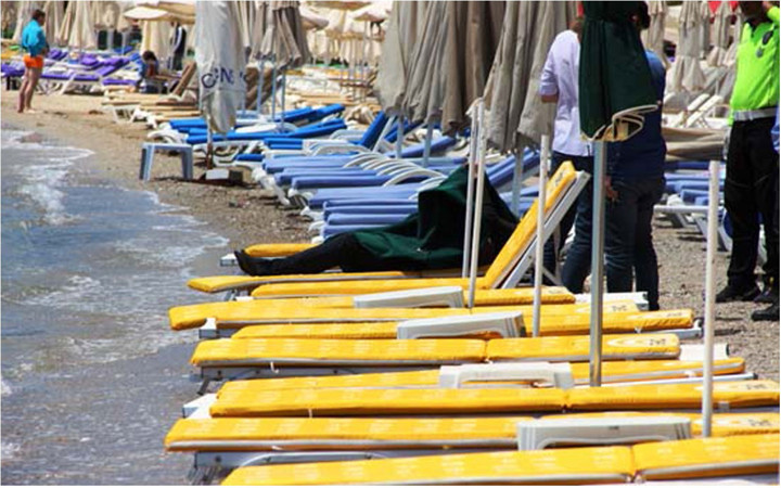 Bitez sahilinde korkunç olay görenler şok oldu