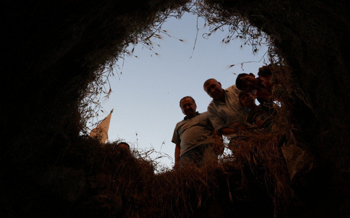 Kapadokya'da bahçe çökünce altından yeraltı şehri çıktı