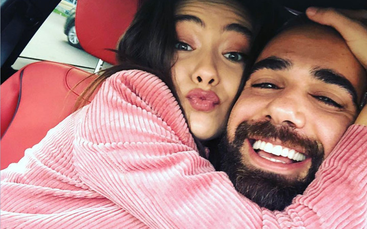 Neslihan Atagül ve Kadir Doğulu bahçeye girdi! Bahçenin sahibi bakın kim çıktı