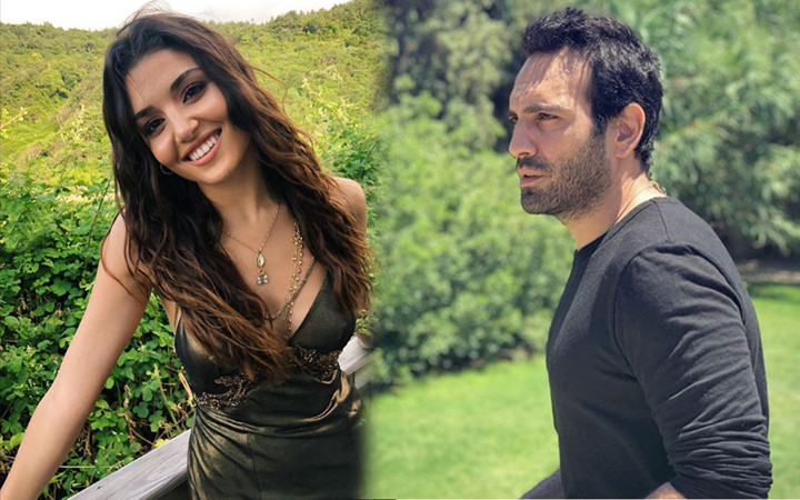 Hande Erçel ve Buğra Gülsoy Azize dizisinde oynayacak dizi afişi olay oldu
