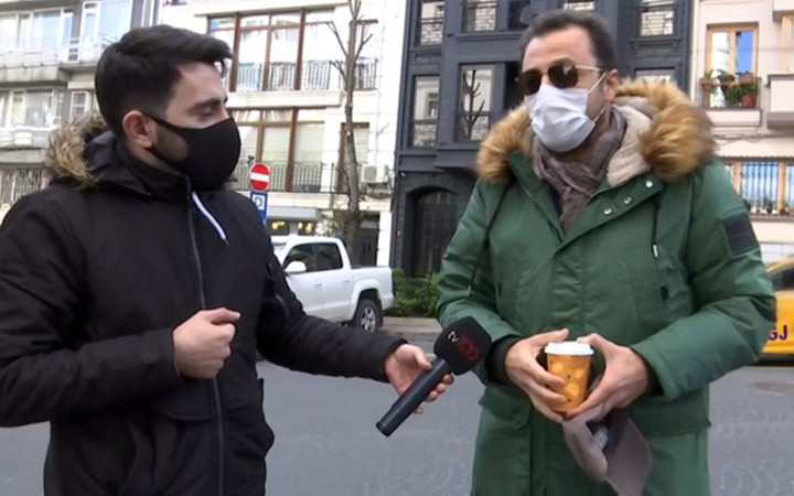 Yetkin Dikinciler koronavirüs kurallarını sallamadı üstüne muhabirine hakaret etti