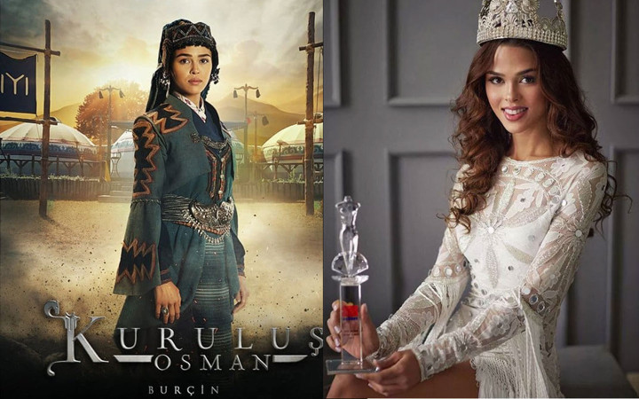 ATV Kuruluş Osman'ın yıldızı ve Dünya Güzeli Aslıhan Karalar marifetlerini sergiledi