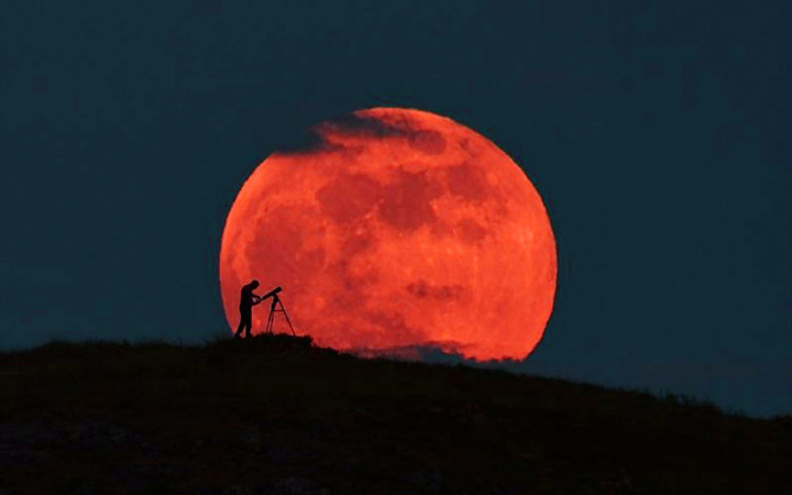Türkiye'de Dolunay'ın en güzel kareleri! Dün yurdun dört bir yanından çekildi
