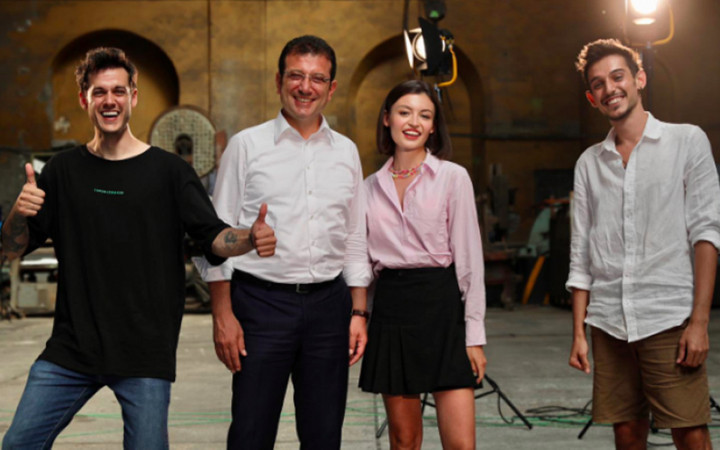 Ekrem İmamoğlu YouTuber gençlerle buluştu