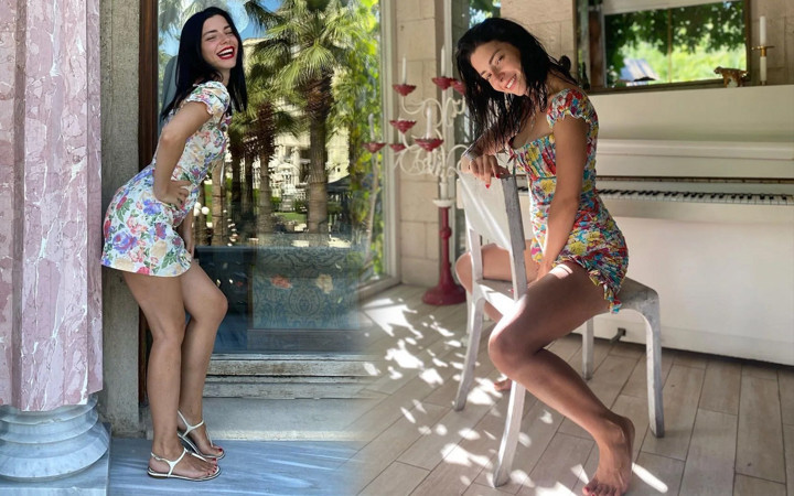 Merve Boğulur 'kendimi okşuyorum' dedi! Sosyal medyada alay konusu oldu