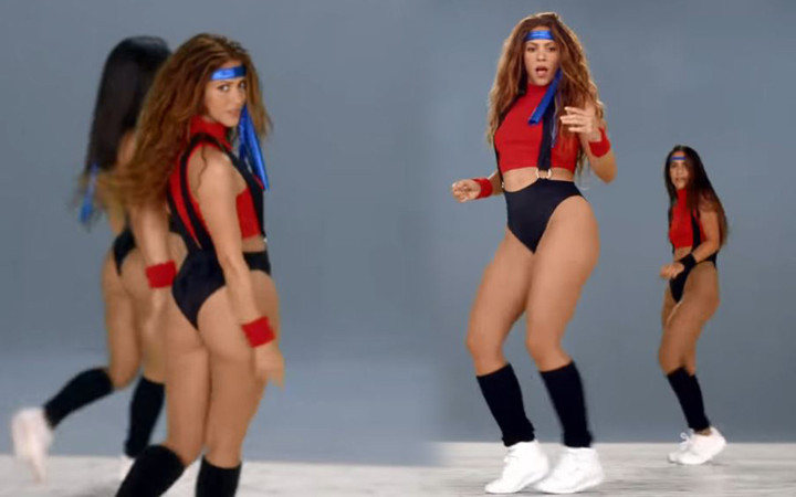 Fit vücudu görenleri büyüledi! Shakira yeni klibiyle 1980'li yıllara döndü