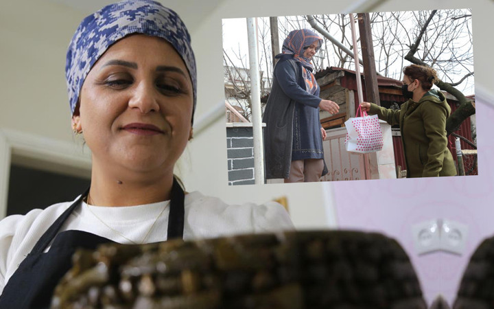 Kocaeli'de eşine destek için başladı takipçi yağdı! Siparişlere yetişemiyor