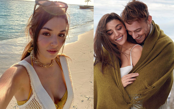 Hande Erçel'den sevgilisi Kerem Bürsin'e romantik kutlama bakın neler yazdı