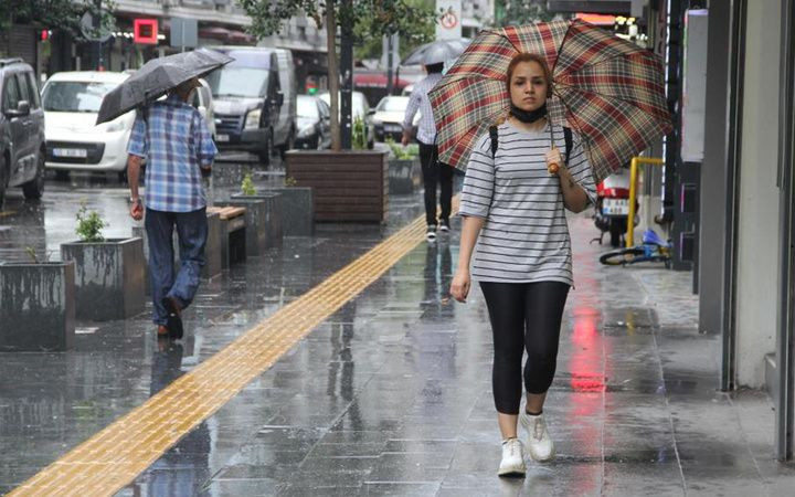 Meteoroloji alarm verdi 58 ile kuvvetli yağış fırtına geliyor: İstanbul Ankara İzmir Antalya Bursa - Resim: 1