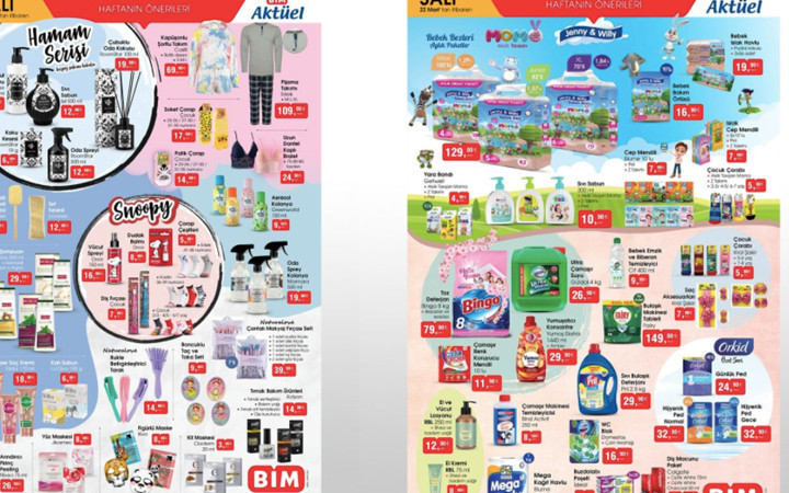BİM aktüel 22 Mart-25 Mart indirimli ürünler kataloğu neler var?