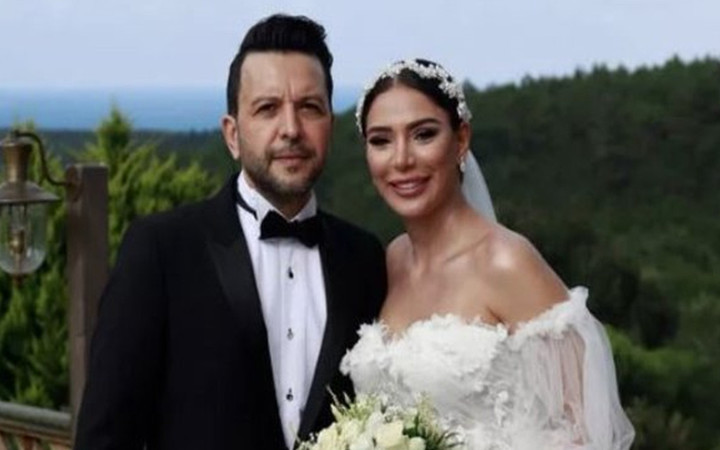 Yıldırım nikahıyla evlenmişti Nihat Doğan, karnı burnunda eşiyle poz verdi