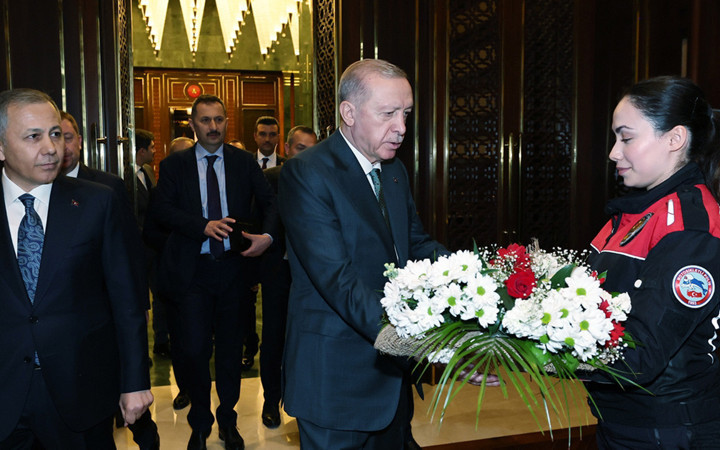 Cumhurbaşkanı Erdoğan, Bakan Yerlikaya ve Türk Polis Teşkilatı heyetini kabul etti