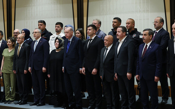 Cumhurbaşkanı Erdoğan, işçi ve işveren temsilcilerini kabul etti