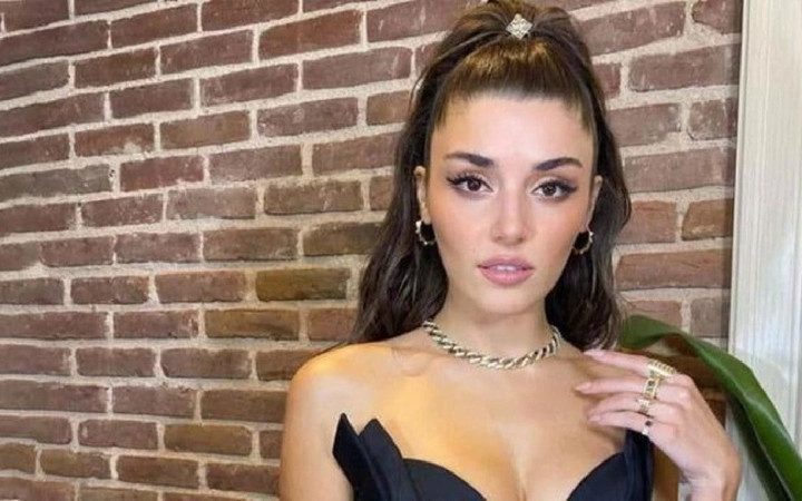 Hande Erçel ünlü akını yaşanan düğüne katıldı! Horon performansı geceye renk kattı!