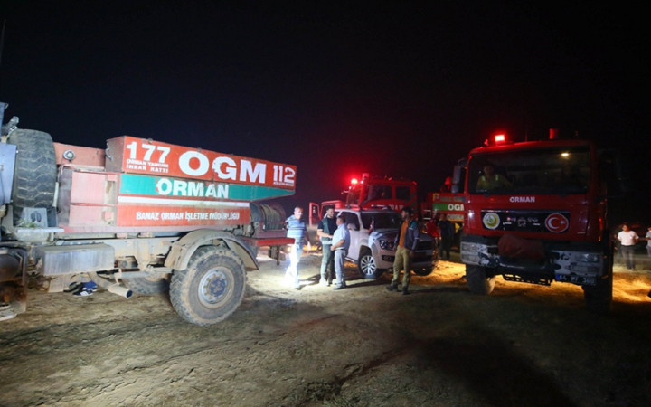 Uşak'ta orman yangını kontrol altına alındı! Hasar drone ile görüntülendi...