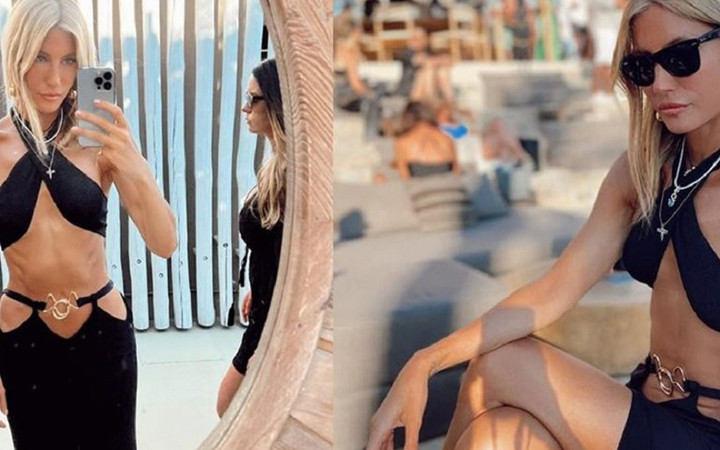 Çağla Şıkel tatilden paylaştı! Fit fiziğiyle genç kızlara taş çıkardı...