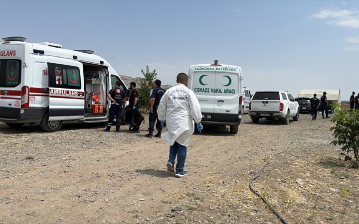 Elazığ'da şüpheli ölüm sulama havuzunda 2 ceset bulundu