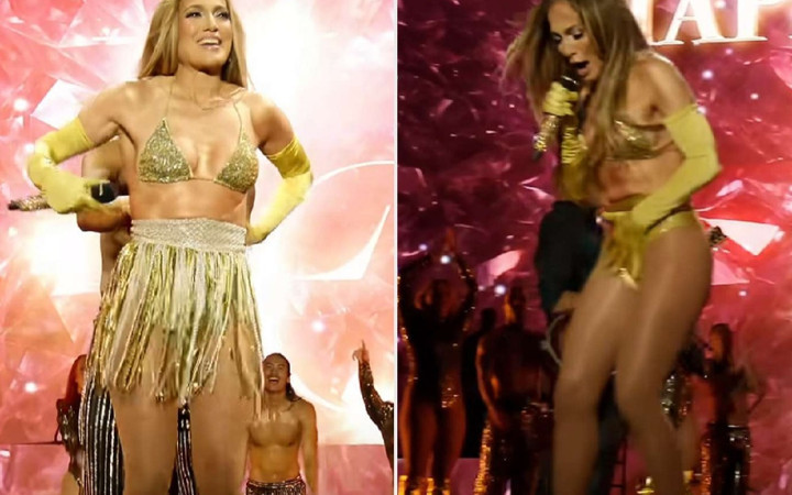 Jennifer Lopez izleyicisi şokta! Eteği düşünce...