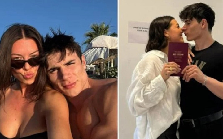 ABD'li fenomen Türkiye'de aşkı buldu! Güvenlik ile 4 haftada nikah masasına oturdu