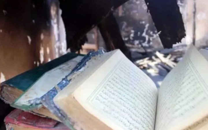 Yangında evi kül oldu, Kur’an-ı Kerim’ler sapasağlam kaldı