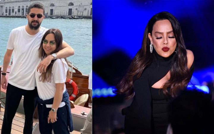 Ebru Gündeş paylaştı! Mavi kombini çok beğenildi...