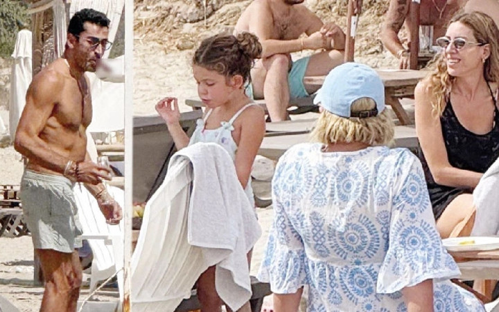 Kenan İmirzalioğlu ve Sinem Kobal düğün sonrası tatilde! Ailecek çıktılar...