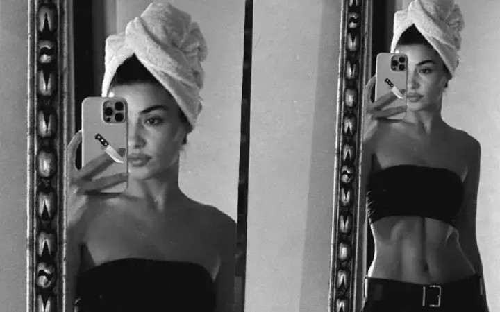 Hande Erçel sosyal medyaya öyle bir dönüş yaptı ki... Banyo pozu olay